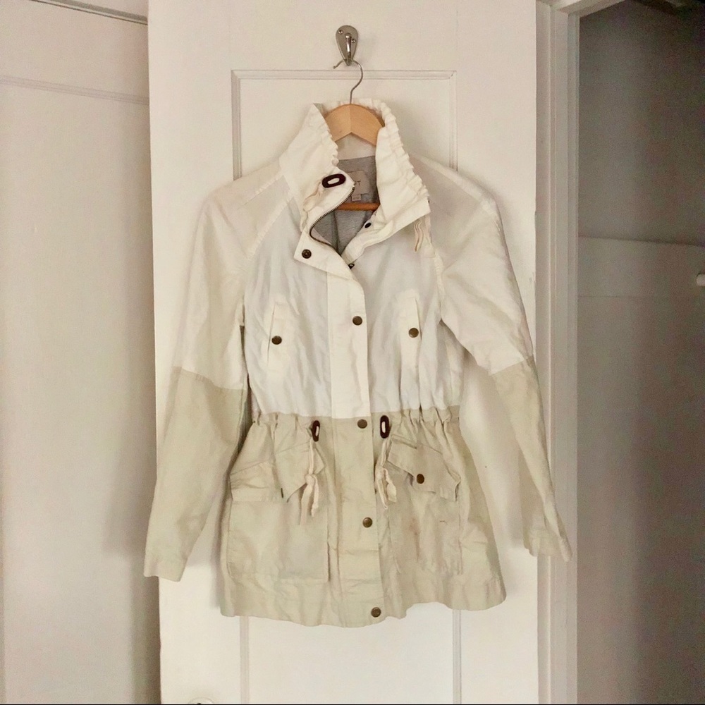 Like New Ann Taylor Two Tone Utility Coat XXS